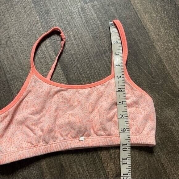 GEF France Orange and Beige Sports Bra/ Brallette Size S - Picture 9 of 9